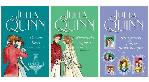 Pack Bridgerton 7 Al 9 - Julia Quinn - Titania - 3 Libros *