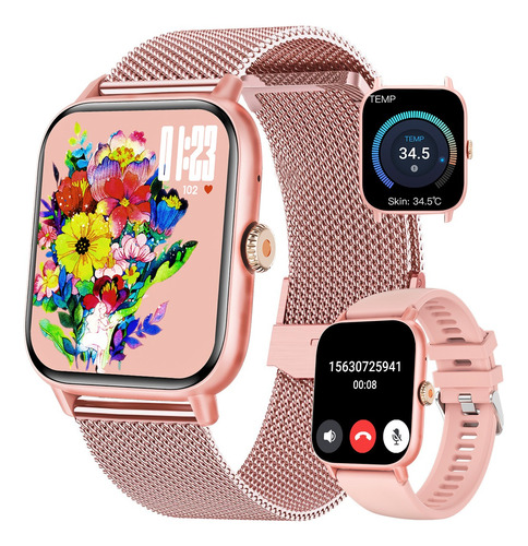 Reloj Inteligente Mujer Glucosa Llamadas Smartwatches 