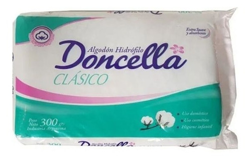 Algodon Doncella  Clasico 3 Paquetes X 300grs