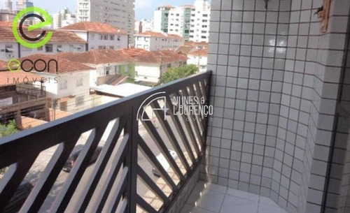 Imagem 6 de 15 de Apartamento Residencial À Venda, Campo Grande, Santos. - Ap0095