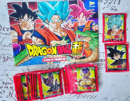 .- Pack Album Dragon Ball Super + 100 Sobres Sellados