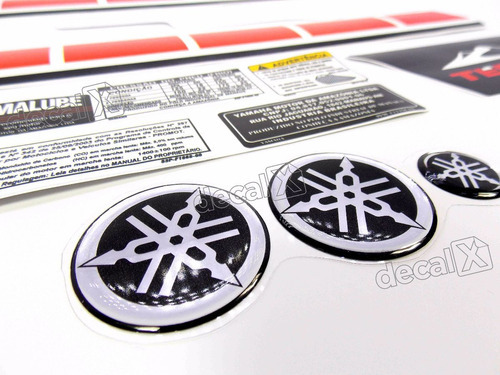 Adesivo Yamaha Tenere 250 2013 Branca Kit Tnr007 Cor -
