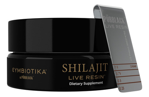 Cymbiotika Resina Shilajit Pura Con Oro Elemental, Suplement