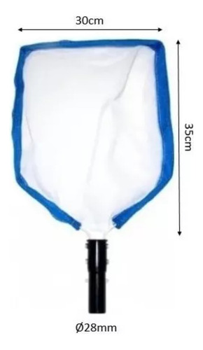 Peneira Metálica Para Piscina Tradicional Markpools