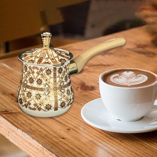 Cafetera Turca Para Derretir Y 720 Ml Patrón Marrón