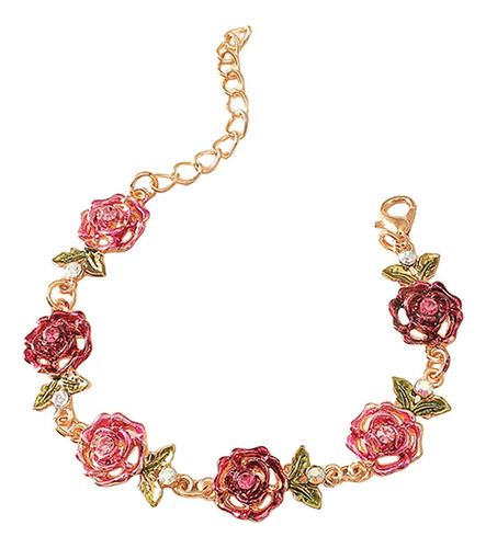 2 Pulsera De Flores Joyas Pulsera De Moda Para Mujeres