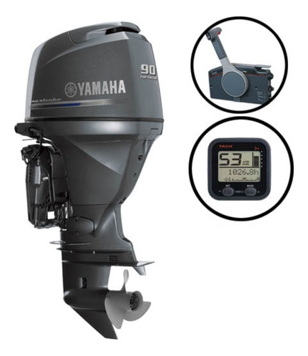 Motor Fuera De Borda Yamaha 90hp 4t Financ 100% Hasta 60 Cuo