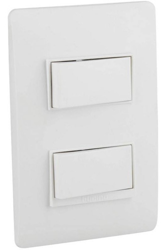 Interruptor Doble (9/15) 10 A Blanco Bticino