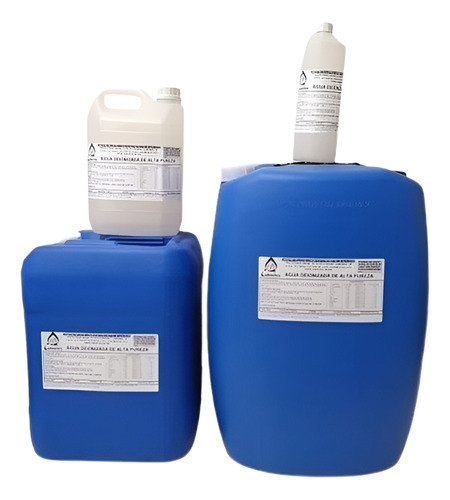 Água Deionizada, Desmineralizada Ultra Pura 50 L Com Laudo