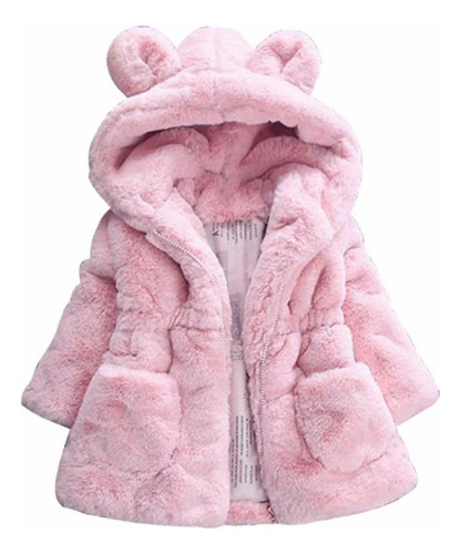 Chaqueta Conejita Invierno Capucha Niña