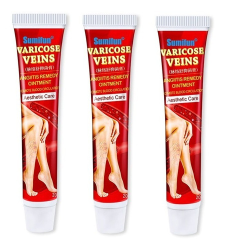  Crema Traramiento Varices Flevitis Alivio Dolor 3 Uds