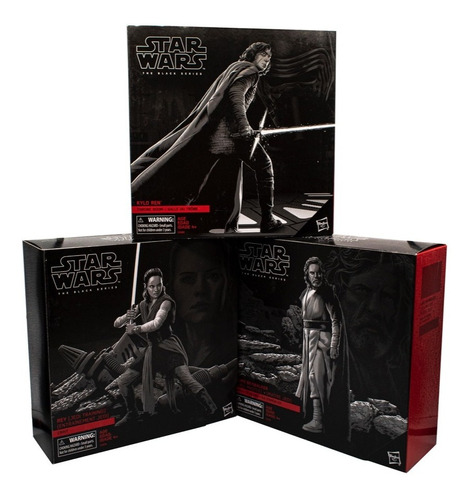 Star Wars The Black Series Kylo Ren Throne Room, Rey Y Luke