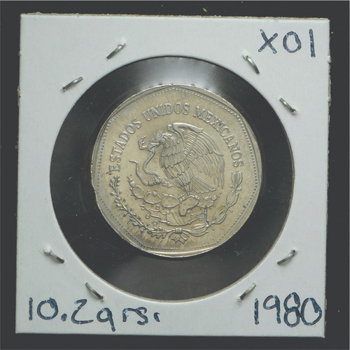 Moneda Con Error Mx Águila O Sol Al Reverso 5 Pesos 1980 X01 | Meses sin  intereses