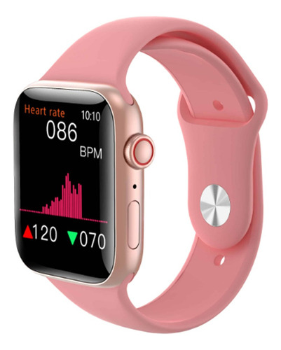 Reloj Inteligente Smartwatch Fit Band Bluetooth Ip67 Caja Rosa