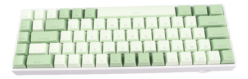 Teclado Mecânico Com Luz De Fundo Dinâmica Rgb Sem Fio De 68