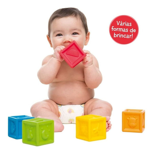 Cubos Divertidos De Empilhar Dentiçao Educativo Toyster