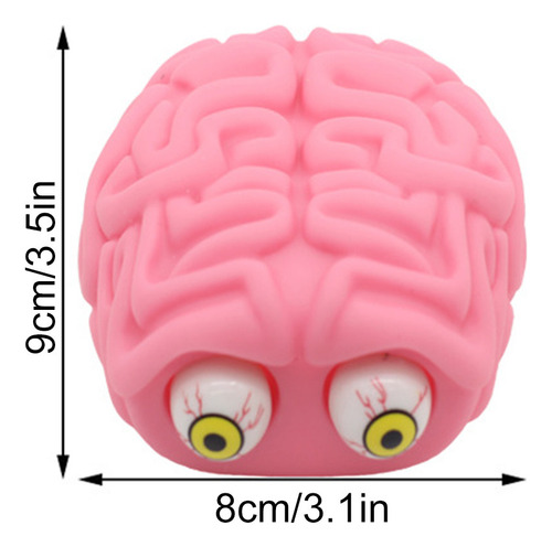G Novelty, Ojos Apretados, Forma De Cerebro, Engañosos Y Div