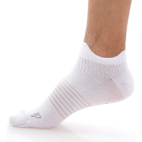 Hume Socks Media Talonera Lisa Mujer 4d Performance Blanco