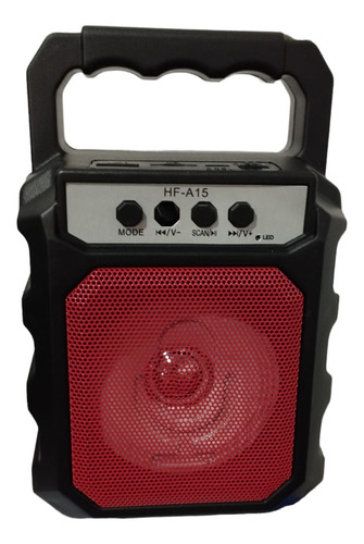 Parlante Portatil 3 Pulgadas Bluetooth Recargable Usb Radio 