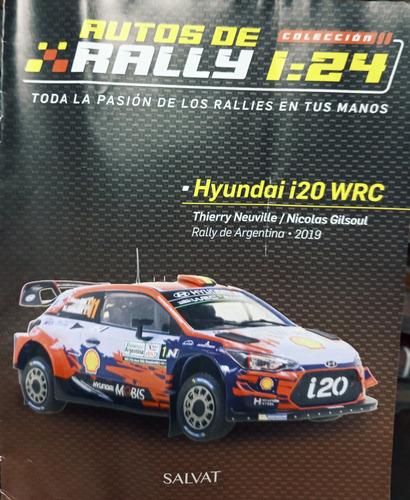 Hyundai I 20 Wrc Auto De Rally 1: 24 Con Fasciculo, Envío Gr
