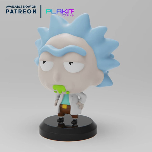 Rick Sanchez Rick Morthy Funko Archivo Stl Impresion 3d 