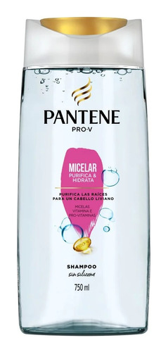 Pantene Shampoo Micelar 750 Ml