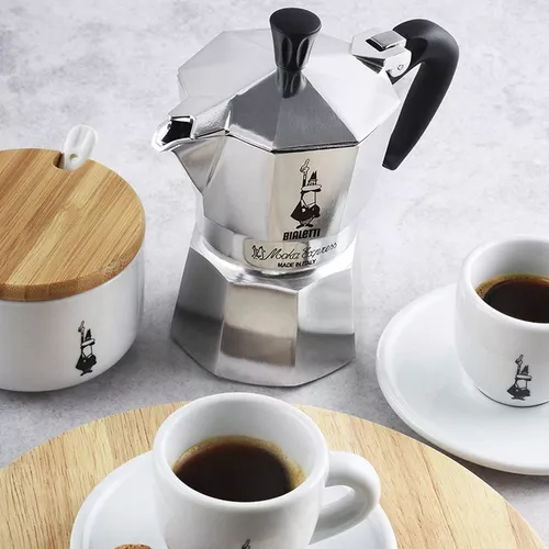 Cafetera Manual Bialetti, Moka Induction Espresso, 4 tazas Negra – Home  store mexico