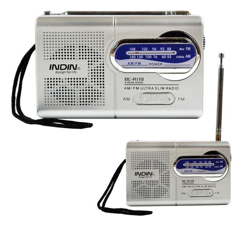 Nihay Bc-r22 Mini Portátil Am / Fm Radio Receptor Mundial