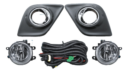 Kit Faros Neblineros C/funda Para Toyota Hilux 2016 Al 2020