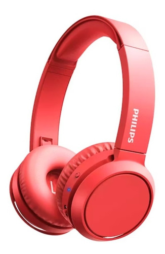 Imagen 1 de 4 de Audifono Bluetooth Philips Tah4205 Rojo - Revogames