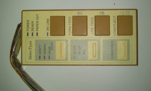 Panel De Control Impresora Epson Fx-1050