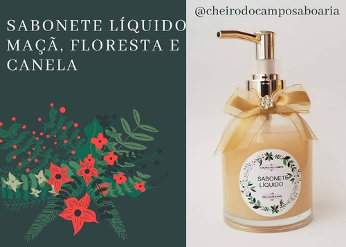 Imagem 2 de 2 de Sabonete Liquido - Canela, Floresta / Maça Madura