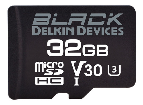 Delkin Devices 32gb Black Uhs-i Microsdhc Memory Card With S