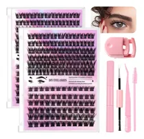 Comprar Kit De Extensiones Pestañas Mixto Con Adhesivo Para Pestañas