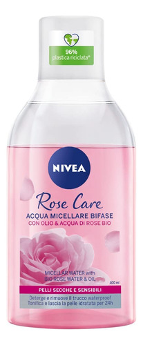 Nivea Micellair Agua De Rosas Micelar Con Aceite 13.5 Fl Oz.