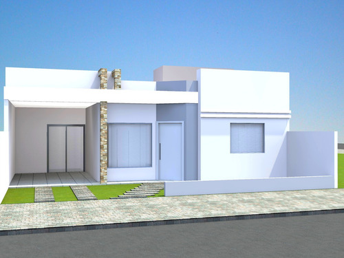 Projeto Arquitetônico Pa 2 Quartos + 1 Suíte 97m² Lote 9x15