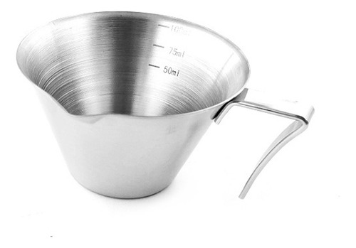 Para Vaso V De Acero Inoxidable Con Extracción Graduada De