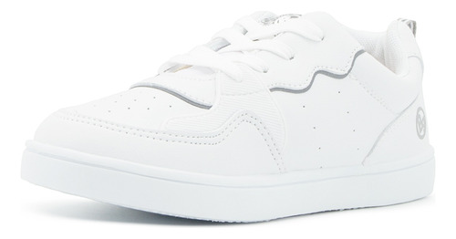 Tenis Escolar Blanco Choclo Bubble Gummers Nortec 17-23