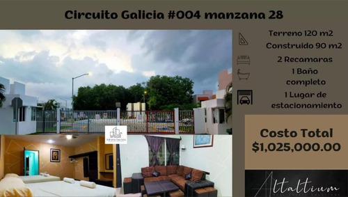 Casa En El Municipio De Playa Del Carmen, Col. Fracc. Residencial Marsella Ii,  Circuito Galicia #004 Manzana 28   Nb10-za