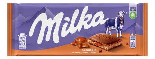 Barra Chocolate Milka Caramel (6 Piezas)