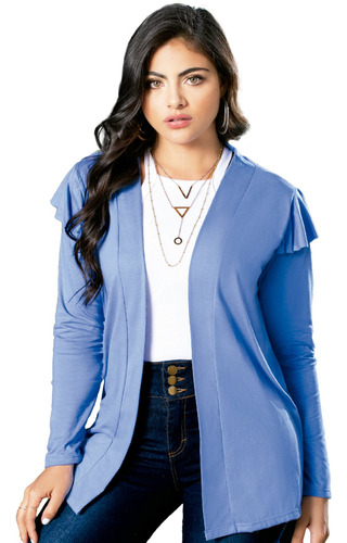 Cardigan Adulto Mora Azul Mp 88820