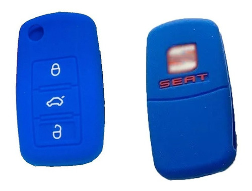 Funda Silicon Cubre Llave Seat Leon Ibiza 3 Botones 