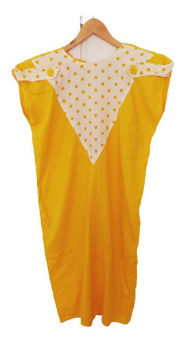 Vestido Amarillo Retro Vintage - Como Nuevo