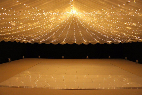Guirnalda Luz Calida Lamparas Led 9mts Bodas Shows Eventos