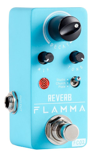 Pedal De Efecto Digital 3 Modos Flamma Fc02 Reverb Mini