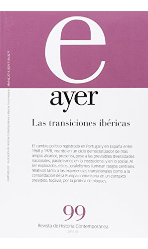 Libro Transiciones Ibéricas Las Ayer 99  De González Fernánd