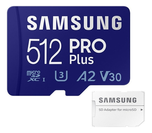 Tarjeta De Memoria De 512 Gb Con Adaptador De Tarjeta Sd