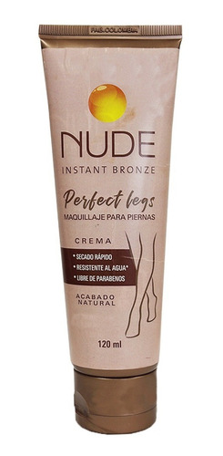 Crema Nude Perfect Legs Instant Bronze X 120ml