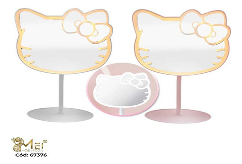 Espejo De Hello Kitty Con Luz Led