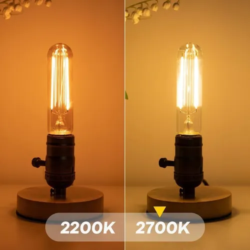 Grensk Bombillas Tubulares Led E26 Regulables De 40 Vatios,